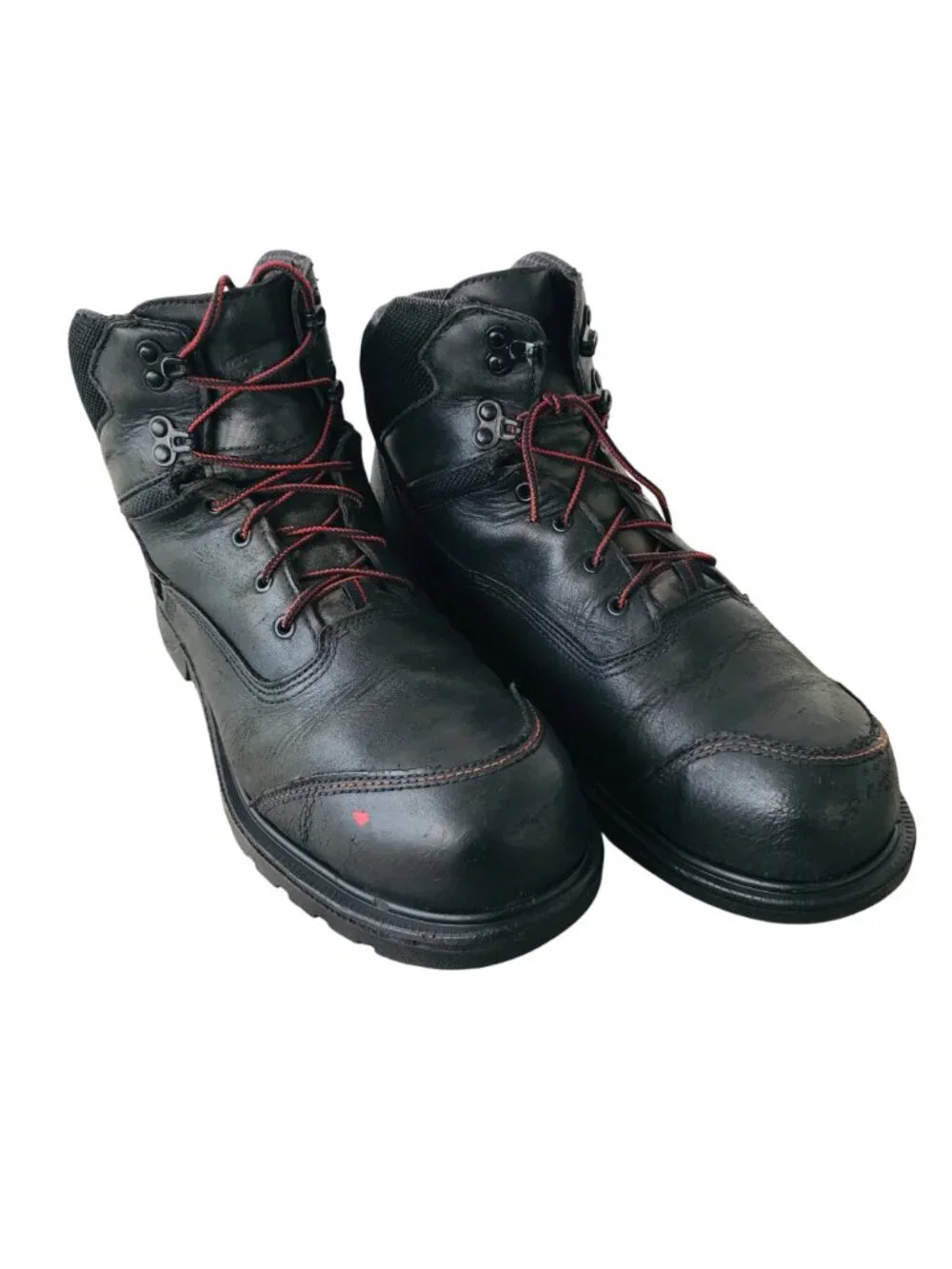 Red Wing Safety Toe Waterproof Work Boots Mens Sz 10 Black Leather 2400 EH